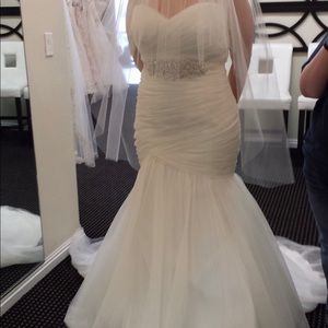 Mermaid wedding dress size 14